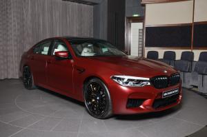 BMW M5 First Edition in Frozen Red by Abu Dhabi Motors 2018 года